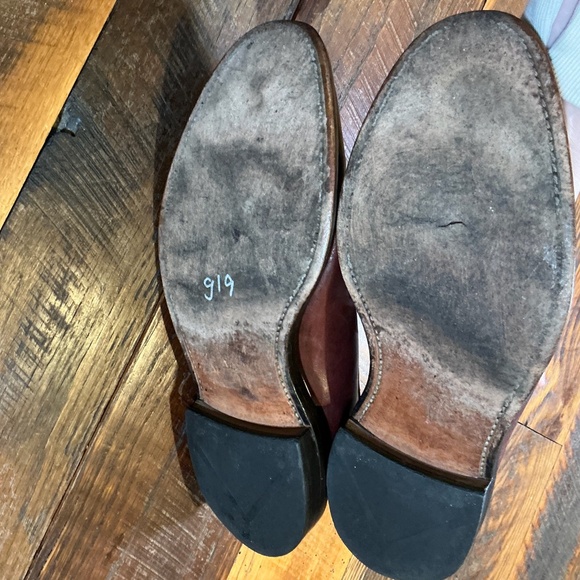 Allen Edmonds Leeds Oxford Dress Shoes Brown Leather Size 11.5C - Picture 10 of 10